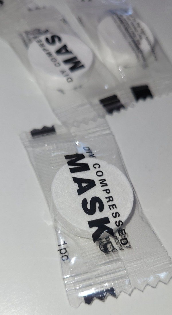 Producto - Mascarilla comprimida por unidad