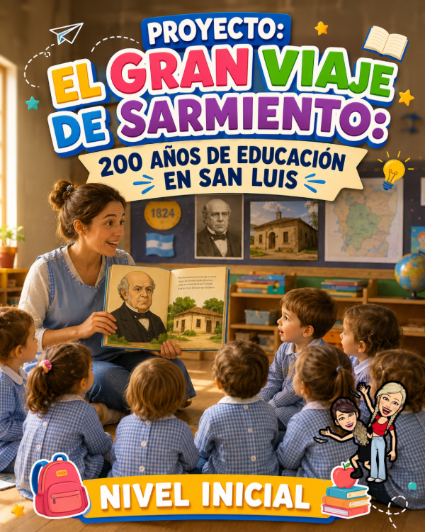 Producto - PROYECTO.EL GRAN VIAJE DE SARMIENTO. 200 AÑOS DE EDUCACIÓN EN SAN LUIS