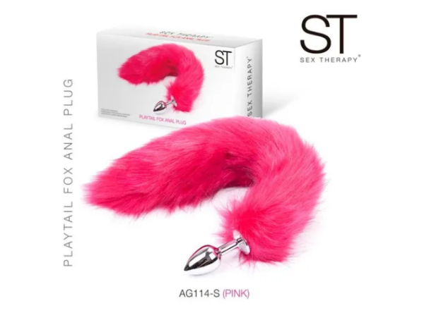 Producto - Plug anal acero fucsia