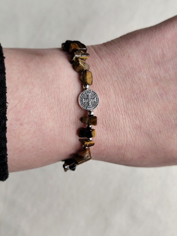 Producto - PULSERA SAN BENITO CON OJO DE TIGRE - Protección