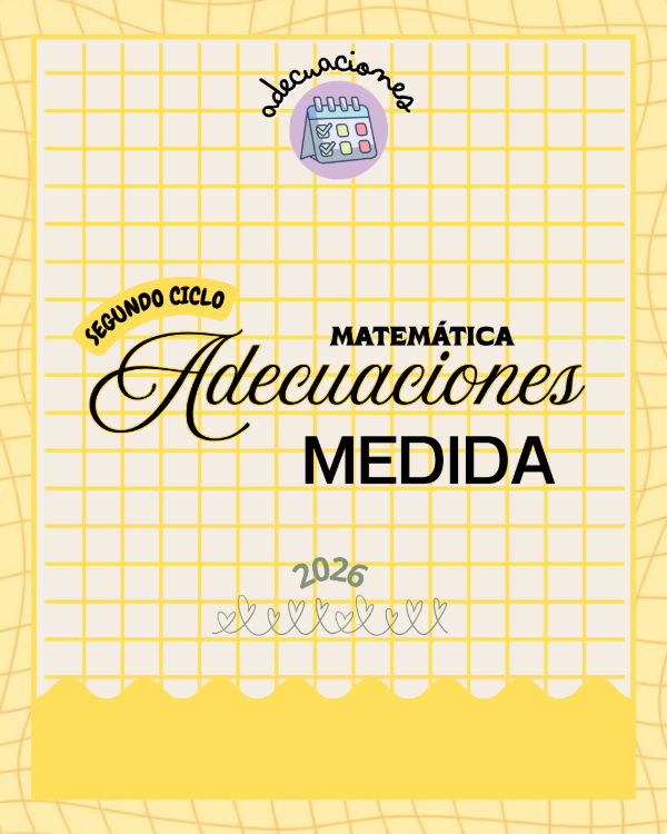 Producto - Adecuaciones Segundo Ciclo Medida