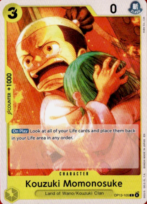 Producto - Kouzuki Momonosuke OP13-105 Carrying On His Will