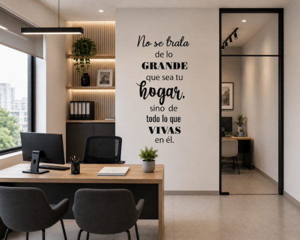 Producto - Vinilo Oficina INMOBILIARIA HOGAR