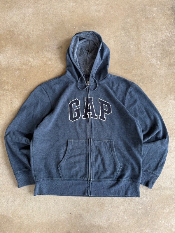Producto - Hoodie Zip Gap Blue