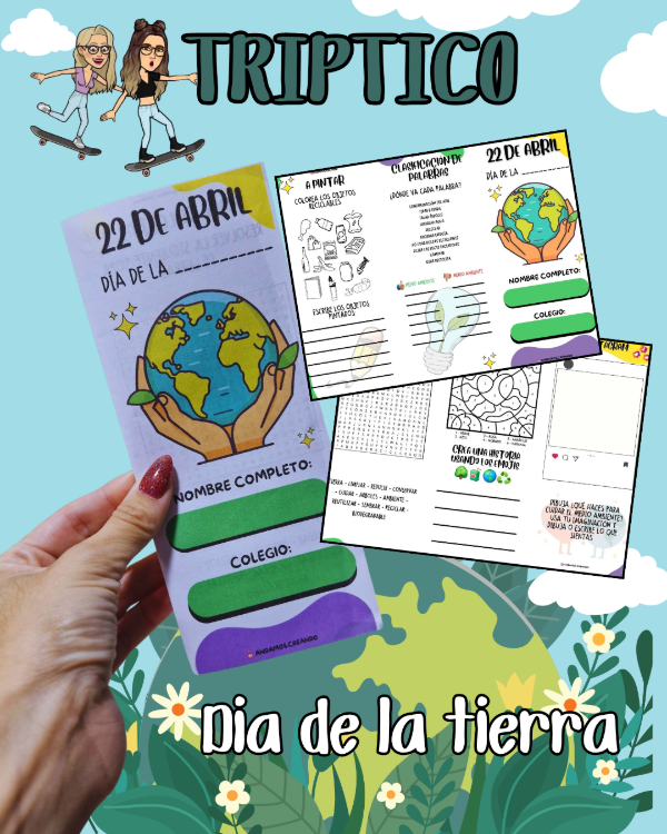 Producto - TRÍPTICO DÍA DE LA TIERRA
