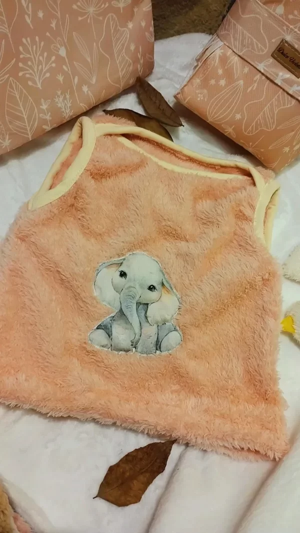 Producto - CHALEQUITO CORDERITO ROSA Elef .T3