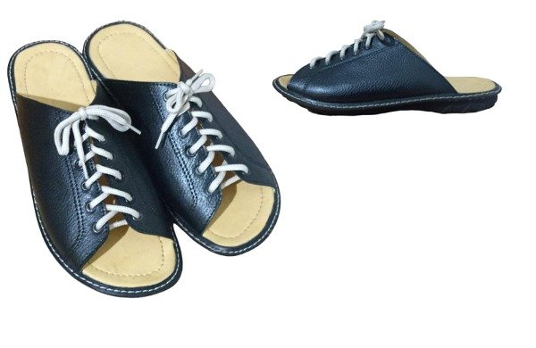 Producto - SANDALIAS DE CUERO ACORDONADA