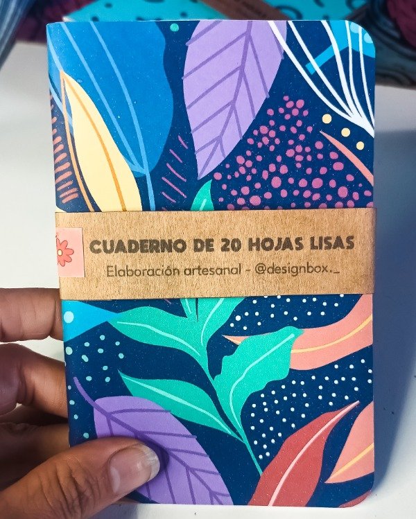 Producto - Cuaderno Hojas de colores / hojas lisas Blancas