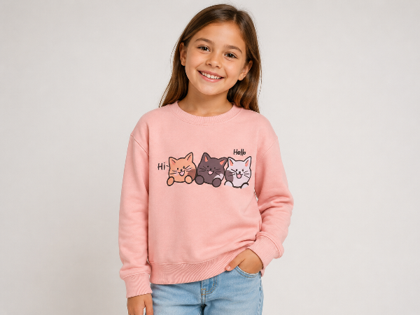 Producto - BUZOS FRIZADOS NIÑA CON ESTAMPA