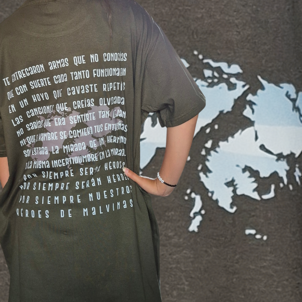 Producto - REMERA MALVINAS VERDE - 1