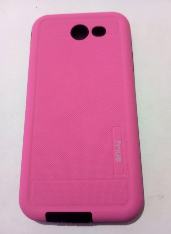 Producto - Funda Antideslizante Fucsia Texturada para Samsung J3 Prime