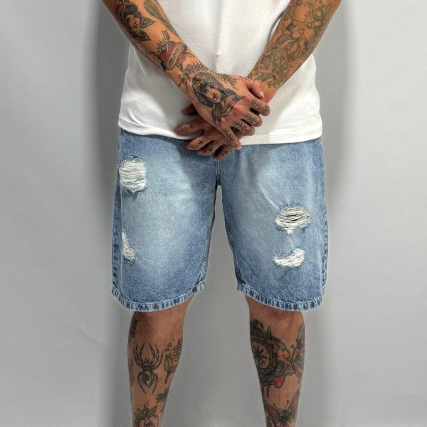 Producto - BERMUDA DE JEANS ROTURA