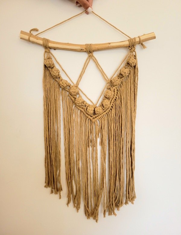 Producto - Tapiz macrame avellana