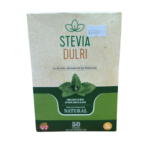 Producto - stevia Dulri 50 sobres