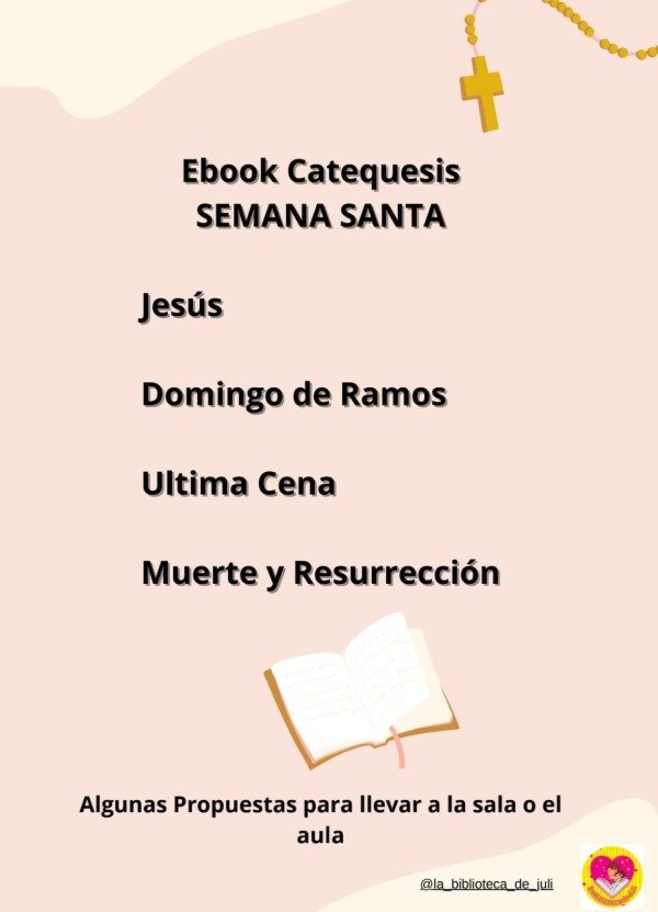 Producto - Ebook Catequesis Semana Santa Propuestas para la sala