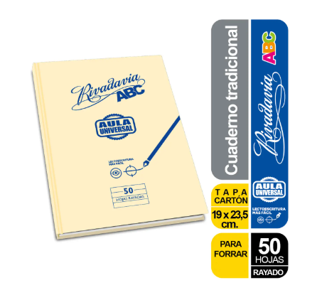 Producto - CUADERNO ABC TRADICIONAL RAYADO - 0