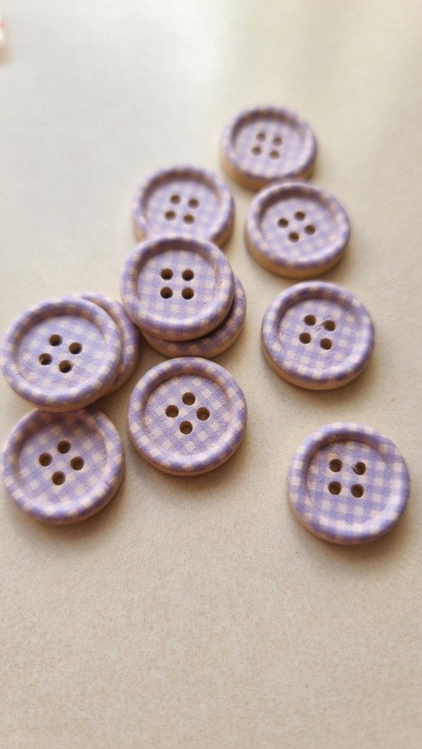 Producto - Botón CUADRILLÉ modelo2- 2cm