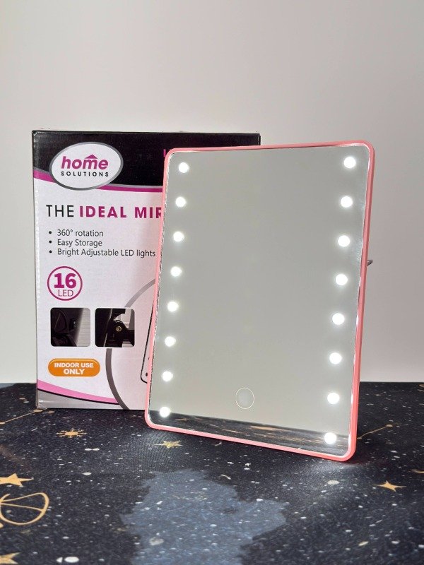 Producto - ESPEJO DE MESA PARA APOYAR CON LUZ LED