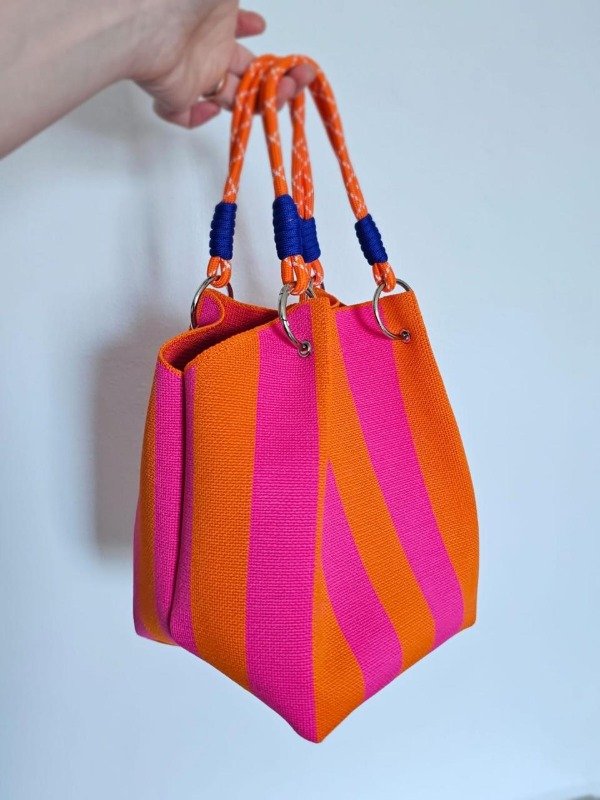 Producto - Cartera Mango-Fucsia y Naranja - 1