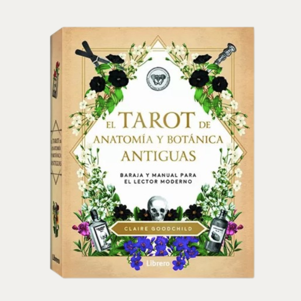 Producto - TAROT ANATOMÍA Y BOTÁNICA ANTIGUAS 78 CARTAS Y LIBRO