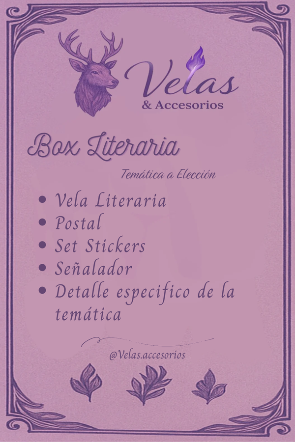 Producto - Box Temática a Elección sin libro