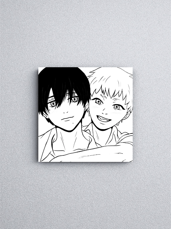 Producto - Cuadro Hikaru y Yoshiki (12x12cm)