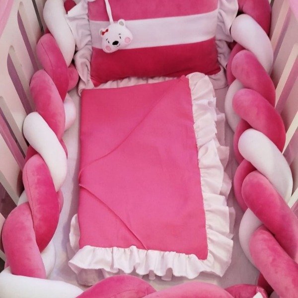 Producto - Set de Chichoneras Plush para Cuna Colecho Moises Rumi - 3