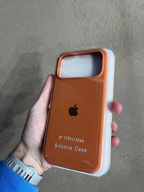 Producto - Silicone 17 pro Max naranja oscuro