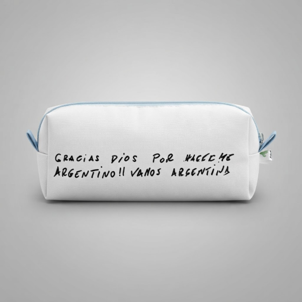 Producto - Cartuchera Messi Argentina Frase Despedida 4 Copas - 6