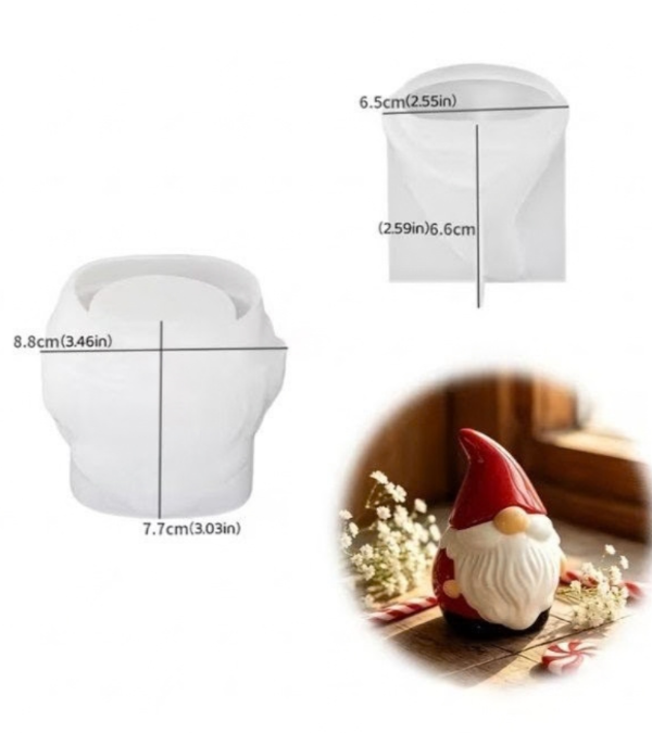 Producto - Molde Alhajero/Portavela Papa Noel - 3