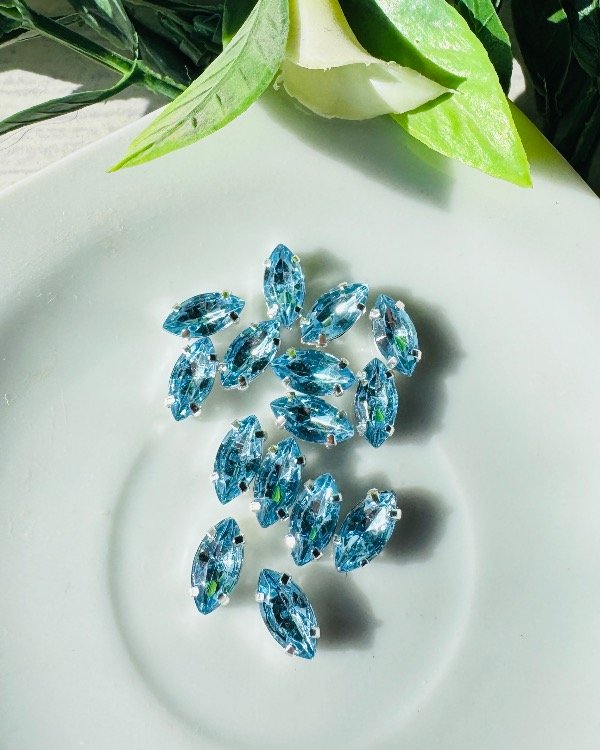 Producto - 5X10 NAVETTE MINI CELESTE CIELO IMPORT.