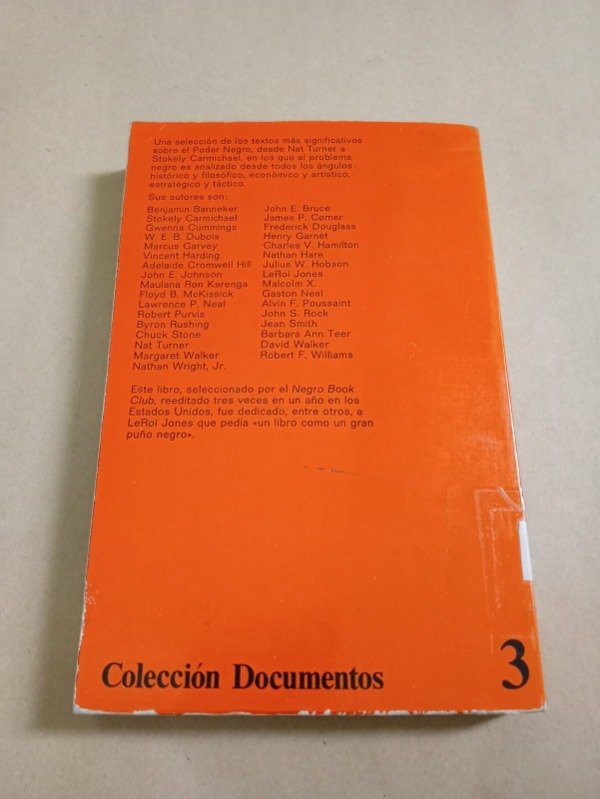 Producto - La revuelta del Poder Negro - Floyd B. Barbour - Anagrama 1968 - 1