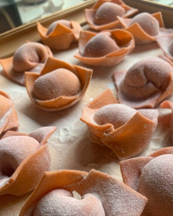 Producto - Cappellacci de Boniato asado con almedras y corazón de provoleta