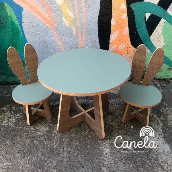 Producto - Juego FELIPE VERDE AGUA Y ROBLE OSCURO