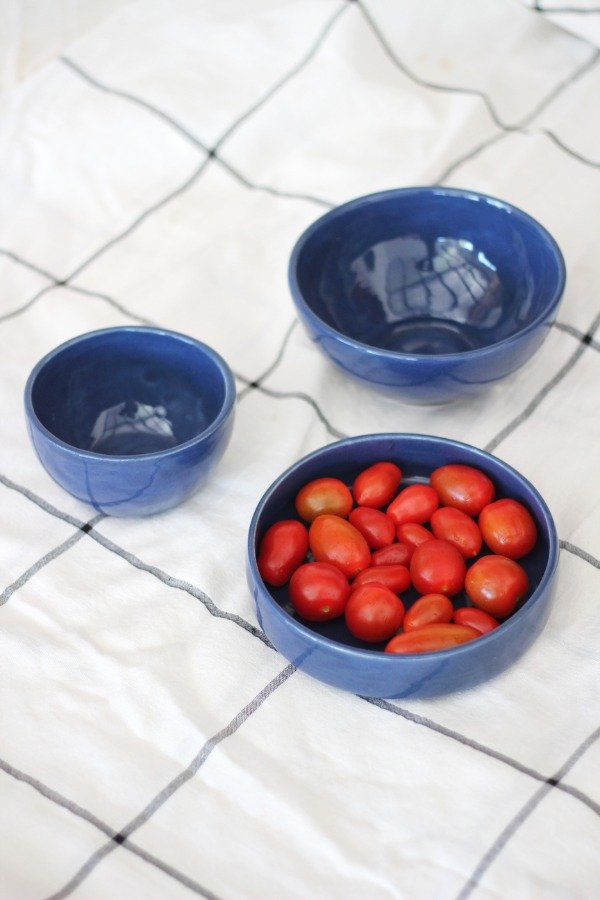 Producto - Set de bowls azul