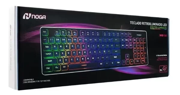 Producto - TECLADO PC GAMER RETROILUMINADO NOGA NKB-560