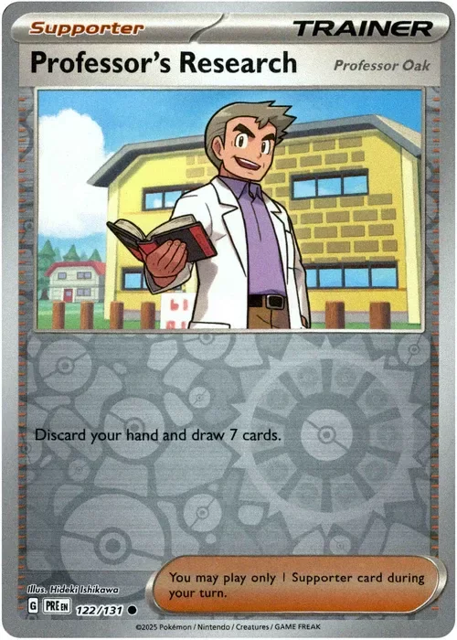 Producto - Professor's Research Oak - 122/131 - Prismatic Evolutions - Reverse Holo