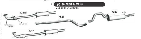 Producto - GOL TREND NAFTA 1.6