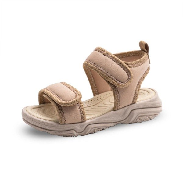 Producto - Sandalia de goma dos velcros color beige