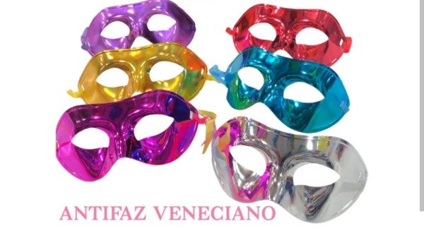 Producto - Antifaz veneciano metalizado x 12