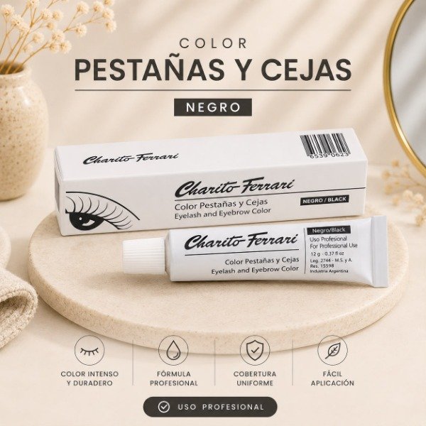 Producto - Color Pestañas y Cejas Negro 12 g