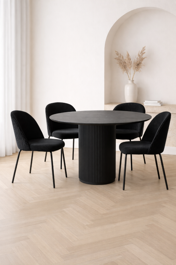 Producto - Mesa Circular Negra 120cm