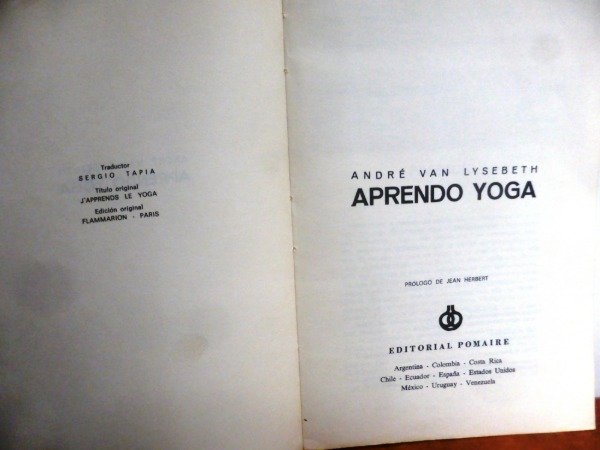 Producto - APRENDO YOGA - ANDRE VAN LISEBETH - POMAIRE - 1979 - MUY BUEN ESTADO - 1