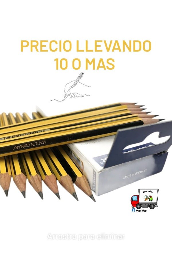 Producto - Lápiz grafito 2B (cantidad)