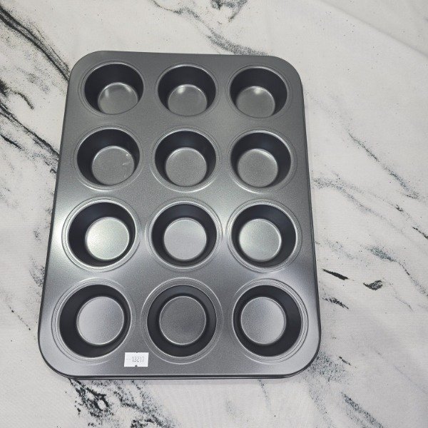 Producto - Molde muffins X12 antiadherente negro