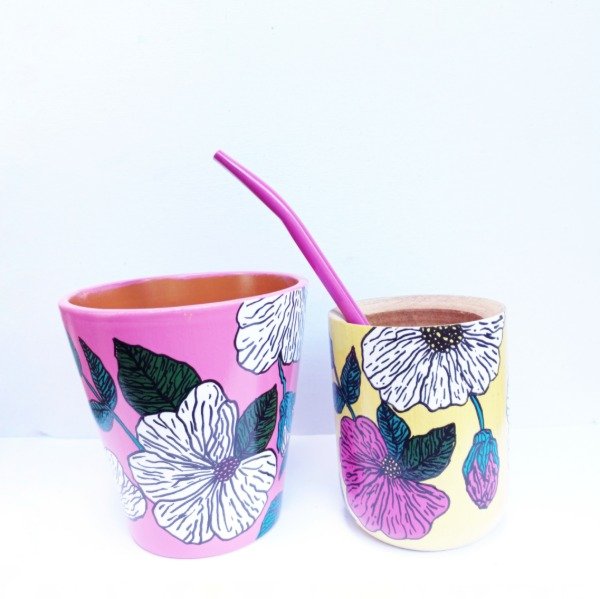 Producto - SET MATE Y MACETA N10 JUANA