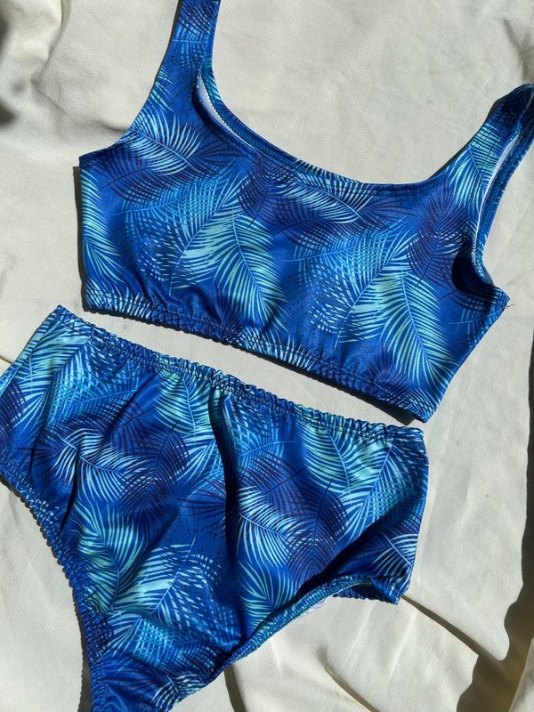 Producto - Bikini Tiro Alto Blue
