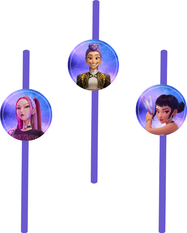 Producto - SORBETES GUERRERAS KPOPX 10