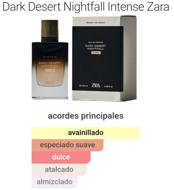 Producto - Perfume Dark Desert Nightfall Intense 100ml Zara - 1