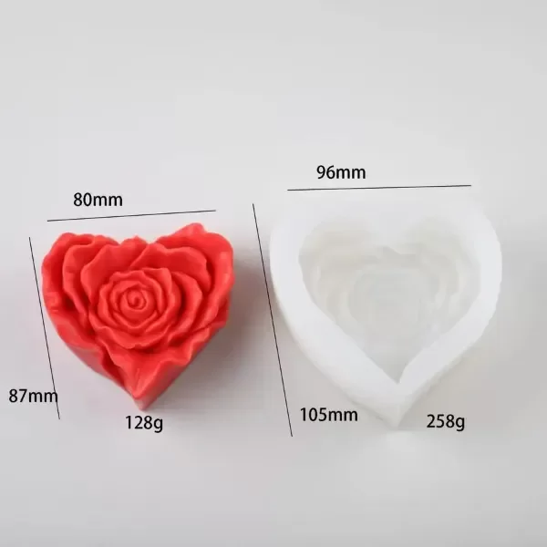 Producto - MOLDE CORAZON DE ROSA - 1
